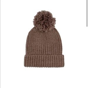BUHO POM POM SOFT KNIT HAT WOOD baby / toddler